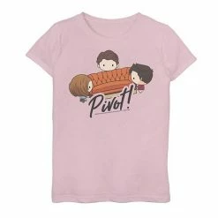 Licensed Character Girls 7-16 Friends Chibi Pivot Graphic Tee White -Licensed Character Shop unnamed file 27427