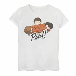 Licensed Character Girls 7-16 Friends Chibi Pivot Graphic Tee White -Licensed Character Shop unnamed file 27431