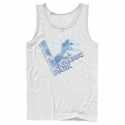 Licensed Character Men's Jurassic Park We Spared No Expense Tank Athletic Heather -Licensed Character Shop unnamed file 27456