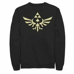 Licensed Character Men's Nintendo Legend Of Zelda Royal Crest Sweatshirt Charcoal Heather -Licensed Character Shop unnamed file 27470