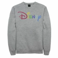 Licensed Character Men's Disney Rainbow Logo Sweatshirt Black 8 Licensed Character Men's Disney Rainbow Logo Sweatshirt Black -Licensed Character Shop unnamed file 27478
