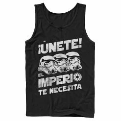 Licensed Character Men's Star Wars Unete El Imperio Te Necesita Stormtrooper Faded Portrait Tank Black -Licensed Character Shop unnamed file 27487