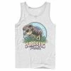 Licensed Character Men's Jurassic Park Life Finds A Way Vibrant Graphic Tank Top Royal -Licensed Character Shop unnamed file 27494