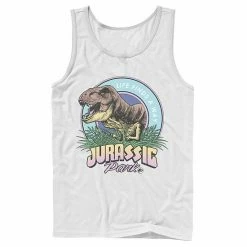 Licensed Character Men's Jurassic Park Life Finds A Way Vibrant Graphic Tank Top Royal