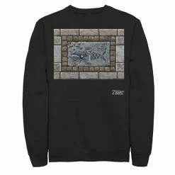 Licensed Character Men's Nintendo Legend Of Zelda Links Awakening Whale Stone Frame Portrait Fleece Navy -Licensed Character Shop unnamed file 27500