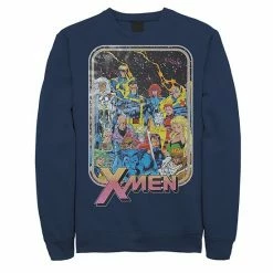 Licensed Character Men's Marvel X-Men Classic Vintage Comic Group Shot Sweatshirt Kelly -Licensed Character Shop unnamed file 27508