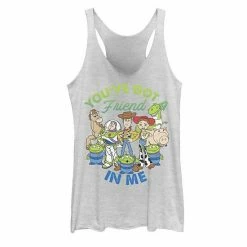 Licensed Character Juniors' Disney Pixar Toy Story You've Got A Friend In Me Tank Top Black Heather