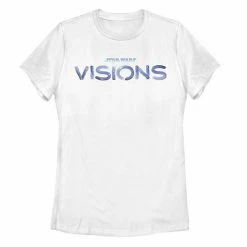 Licensed Character Juniors' Star Wars Visions Title Logo Tee Navy -Licensed Character Shop unnamed file 27534