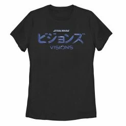 Licensed Character Juniors' Star Wars: Visions Kanji Combined Logo Tee White -Licensed Character Shop unnamed file 27539