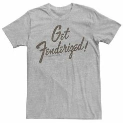 Licensed Character Men's Fender Get Fenderized Logo Tee Athletic Heather