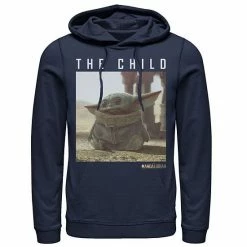 Licensed Character Men's Star Wars The Mandalorian The Child Long Ears Photo Hoodie Navy -Licensed Character Shop unnamed file 27566