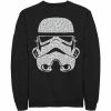 Licensed Character Men's Star Wars Stormtrooper Helmet Cheetah Fill Sweatshirt Navy -Licensed Character Shop unnamed file 27598