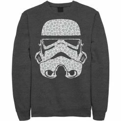 Licensed Character Men's Star Wars Stormtrooper Helmet Cheetah Fill Sweatshirt Navy -Licensed Character Shop unnamed file 27600