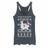 Licensed Character Juniors' Coca-Cola Ugly Sweater Polar Bear Slide Graphic Tank Navy Heather -Licensed Character Shop unnamed file 27670