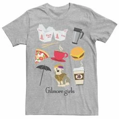 Licensed Character Men's Gilmore Girls Icons Tee Kelly Heather -Licensed Character Shop unnamed file 27733