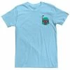 Licensed Character Men's Star Wars Boba Fett Pocket Tee Light Blue -Licensed Character Shop unnamed file 27734