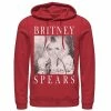 Licensed Character Men's Britney Spears Black & White Portrait Panel Hoodie Navy -Licensed Character Shop unnamed file 27746