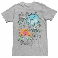 Licensed Character Men's Cartoon Network Gumball Darwin Tee Royal