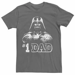 Licensed Character Men's Star Wars Darth Vader Number 1 Dad Tee Royal