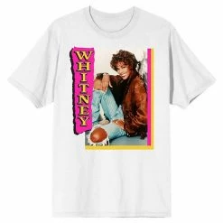 Licensed Character Men's Whitney Houston 90s Photo Tee