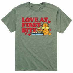 Licensed Character Men's Garfield Love At First Bite Tee White -Licensed Character Shop unnamed file 28016