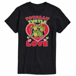 Licensed Character Men's TMNT Totally Turtle Love Tee Blue