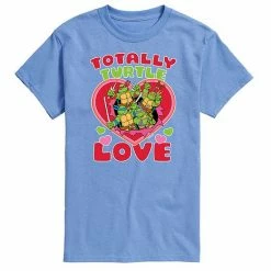 Licensed Character Men's TMNT Totally Turtle Love Tee Blue -Licensed Character Shop unnamed file 28094