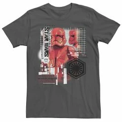 Licensed Character Men's Star Wars Red Trooper Schematic Tee Black -Licensed Character Shop unnamed file 28103