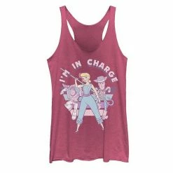 Licensed Character Disney / Pixar's Toy Story Juniors' Little Bo Peep "I'm In Charge" Tank Top Black Heather -Licensed Character Shop unnamed file 28131