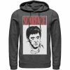 Licensed Character Men's Scar Face Scare Big Face Hoodie Charcoal Heather -Licensed Character Shop unnamed file 28136