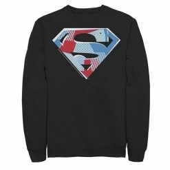 Licensed Character Men's DC Comics Superman Cutout Chest Logo Fleece Sweatshirt Charcoal Heather -Licensed Character Shop unnamed file 28140