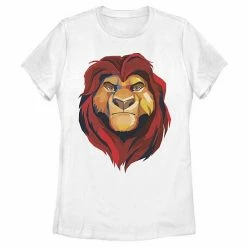 Licensed Character Disney's The Lion King Juniors' Mufasa Graphic Tee Black -Licensed Character Shop unnamed file 28201