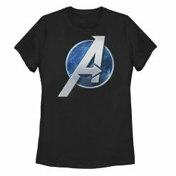 Licensed Character Juniors' Marvel The Avengers Bold Circle Logo Tee White -Licensed Character Shop unnamed file 28213