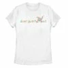 Licensed Character Juniors' Disney Dumbo Don't Just Fly Soar Typographic Tee White -Licensed Character Shop unnamed file 28233