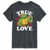 Licensed Character Men's TMNT True Love Tee Charcoal