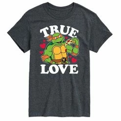 Licensed Character Men's TMNT True Love Tee Charcoal -Licensed Character Shop unnamed file 28256