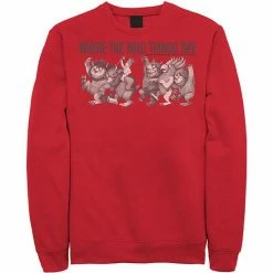 Licensed Character Men's Where The Wild Things Are Max Parade Group Shot Sweatshirt Royal -Licensed Character Shop unnamed file 28277