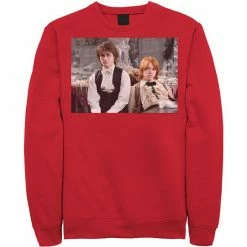 Licensed Character Men's Goblet Of Fire Harry And Ron Photo Real Sweatshirt Red 8 Licensed Character Men's Goblet Of Fire Harry And Ron Photo Real Sweatshirt Red -Licensed Character Shop unnamed file 28281