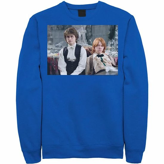 Licensed Character Men's Goblet Of Fire Harry And Ron Photo Real Sweatshirt Red 6 Licensed Character Men's Goblet Of Fire Harry And Ron Photo Real Sweatshirt Red - Image 4