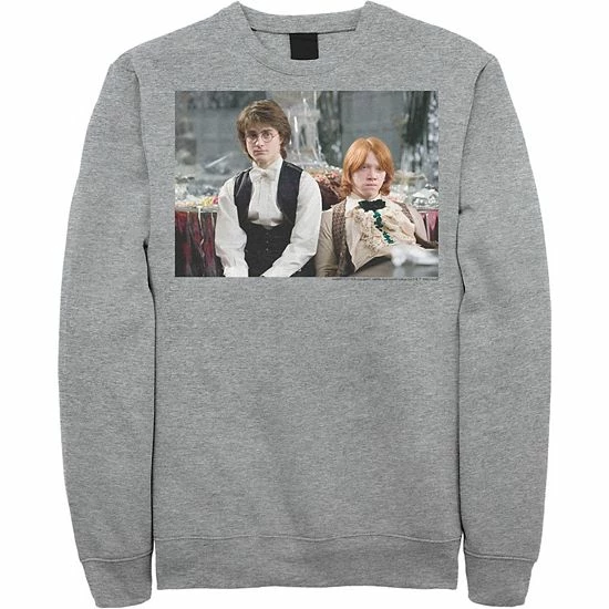 Licensed Character Men's Goblet Of Fire Harry And Ron Photo Real Sweatshirt Red 7 Licensed Character Men's Goblet Of Fire Harry And Ron Photo Real Sweatshirt Red - Image 5