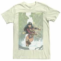 Licensed Character Men's Justice League Wonder Woman Future Amazon State Poster Tee Natural -Licensed Character Shop unnamed file 28291