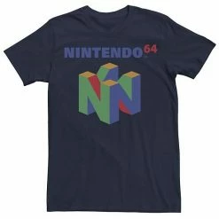 Licensed Character Men's Nintendo 64 Logo Colorful Tee White -Licensed Character Shop unnamed file 28310