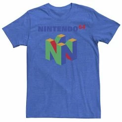 Licensed Character Men's Nintendo 64 Logo Colorful Tee White -Licensed Character Shop unnamed file 28312
