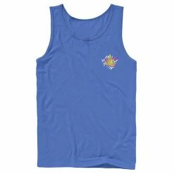 Licensed Character Men's Rocket Power Retro Triangle Logo Graphic Tank Top Navy -Licensed Character Shop unnamed file 28325