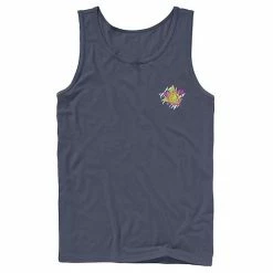 Licensed Character Men's Rocket Power Retro Triangle Logo Graphic Tank Top Navy -Licensed Character Shop unnamed file 28326