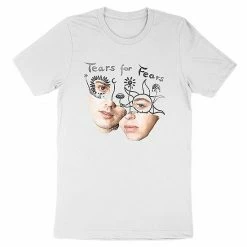 Licensed Character Men's Tears For Fears Face Collage Tee