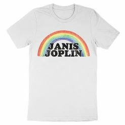 Licensed Character Men's Rainbow Janis Joplin Tee