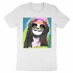 Licensed Character Men's Janis Joplin Psychodelic Tee