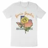 Licensed Character Men's Janis Joplin Yellow Rose Tee