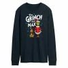 Licensed Character Men's Dr. Seuss The Grinch And Max Long Sleeve Tee Gray -Licensed Character Shop unnamed file 2846